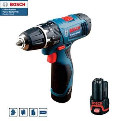 Bosch สว่านกระแทกไร้สาย 12 โวลท์ รุ่น GSB 120-Li Bosch สว่านกระแทกไร้สาย 12 โวลท์ รุ่น GSB 120-Li