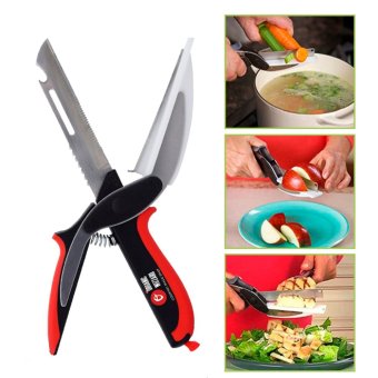 ลดราคา มีด เขียง กรรไกร พร้อมเปิดขวด Clever Cutter แบบ 6 in 1 ใบมีดสเตนเลสหั่นและตัด อเนกประสงค์ กรรไกรหั่น ได้เร็วกว่าปกติถึง 10 เท่า SmartCutter 6 in 1 Knife & Cutting Board เสนอราคา มีด เขียง กรรไกร พร้อมเปิดขวด Clever Cutter แบบ 6 in 1 ใบมีดสเตนเลสหั่นและตัด อเนกประสงค์ กรรไกรหั่น ได้เร็วกว่าปกติถึง 10 เท่า SmartCutter 6 in 1 Knife & Cutting Board