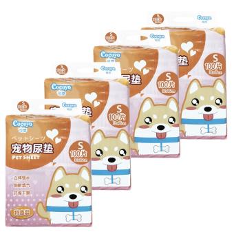 COCOYO แผ่นรองฉี่สุนัข รุ่นประหยัดและคุ้มค่า ขนาด: 33x45 ซม. 100 แผ่น/ถุง จำนวน 4 ถุง COCOYO แผ่นรองฉี่สุนัข รุ่นประหยัดและคุ้มค่า ขนาด: 33x45 ซม. 100 แผ่น/ถุง จำนวน 4 ถุง