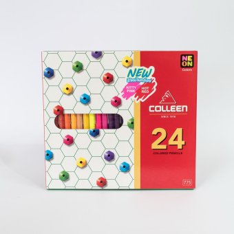 Colleen สีไม้ด้ามยาว 24 สี 24 ด้าม Colleen สีไม้ด้ามยาว 24 สี 24 ด้าม