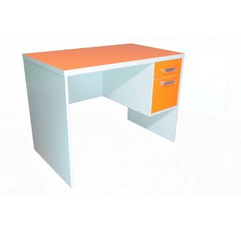 DSB Decor โต๊ะทำงานหน้าท๊อป PVC ขนาด 100cm (สีส้ม/ขาว) รุ่นTZ-117 DSB Decor โต๊ะทำงานหน้าท๊อป PVC ขนาด 100cm (สีส้ม/ขาว) รุ่นTZ-117