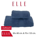  ELLE ชุดผ้าขนหนูรุ่น Softouch  ผ้าขนหนูเช็ดตัว ขนาด 70x135 cm+ ผ้าเช็ดผม  ขนาด 38x76 cm TEG10690B2