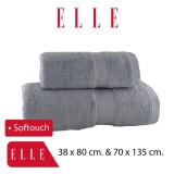  ELLE ชุดผ้าขนหนูรุ่น Softouch  ผ้าขนหนูเช็ดตัว ขนาด 70x135 cm+ ผ้าเช็ดผม  ขนาด 38x76 cm TEG10690E1