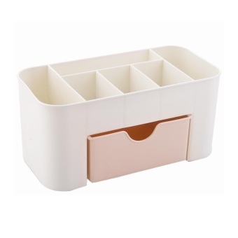 ERA Plastic Storage Cabinets Non-Slip Bottom Drawer Storage Box Dressing Case Pink - intl ERA Plastic Storage Cabinets Non-Slip Bottom Drawer Storage Box Dressing Case Pink - intl