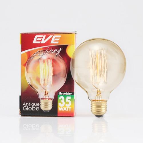 EVE หลอดไส้ antique ทรงกลม 35 วัตต์ E27 แพ็ค 4 หลอด