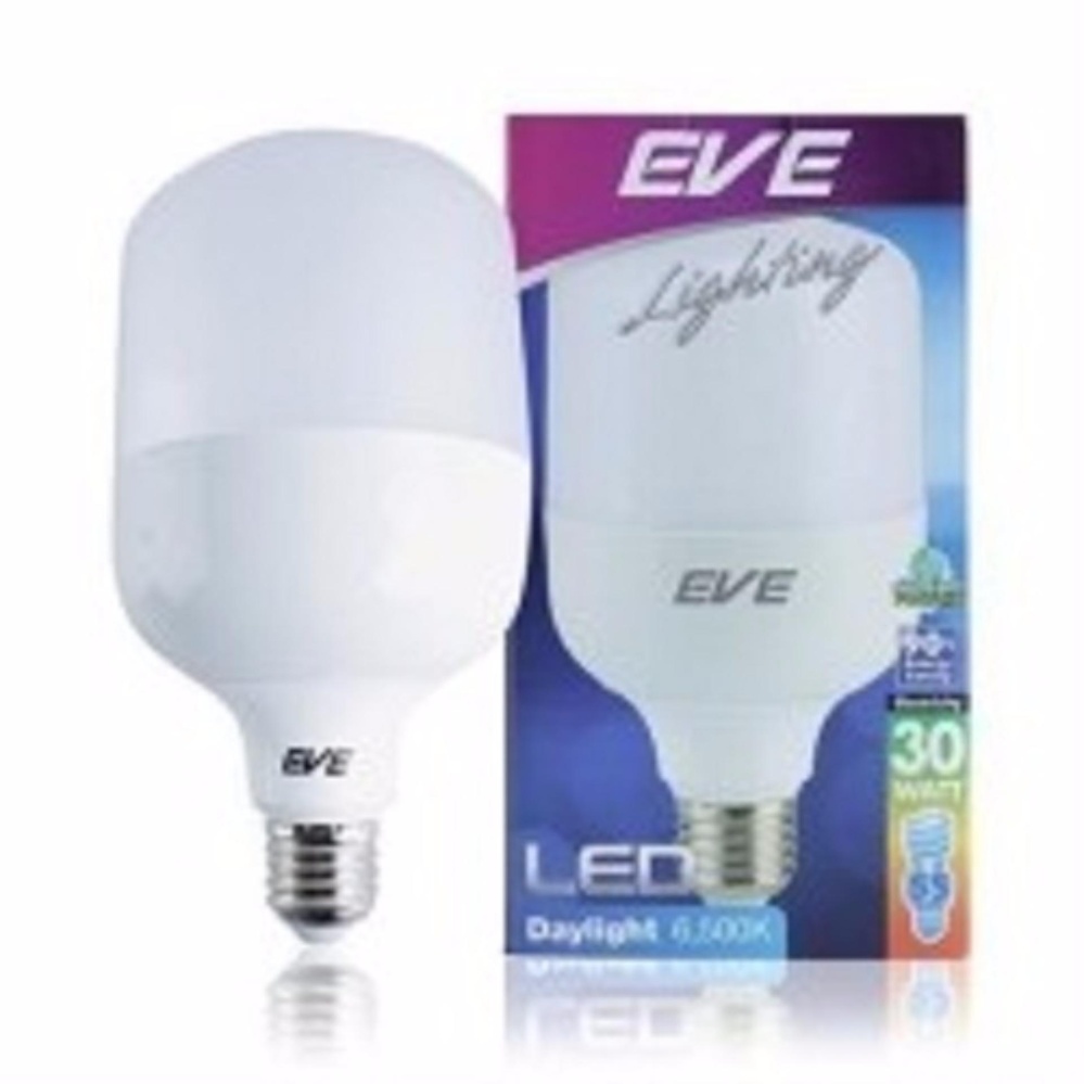 หลอดLED EVE หลอดประหยัด LED BULB 30W ขั้ว E27 แสงเดย์ไลท์ (1 ดวง) (ส่งฟรี)