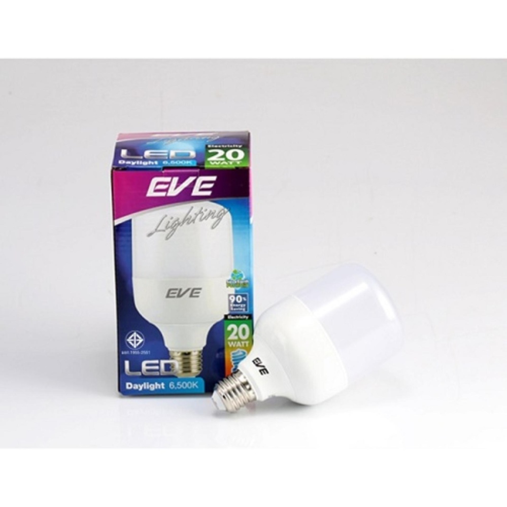 EVE หลอดแอลอีดี ไฮวัตต์ Shop Bulb 20 วัตต์ เดย์ไลท์ E27 แพ็ค 2 หลอด