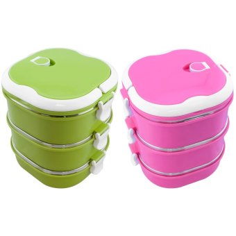 ต้องการขาย GetZhop ปิ่นโต3ชั้น Pinto Boshang กล่องใส่อาหาร เก็บความร้อน(Green)(Pink) - Set 2ชิ้น ประกาศขาย GetZhop ปิ่นโต3ชั้น Pinto Boshang กล่องใส่อาหาร เก็บความร้อน(Green)(Pink) - Set 2ชิ้น