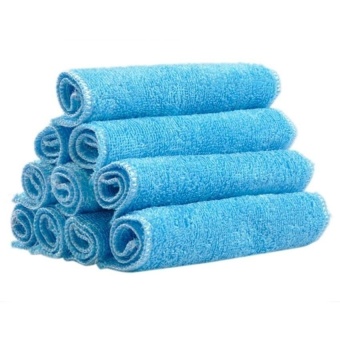 HappyLife Kitchen Dishcloth Absorbent Microfiber Towels Blue HappyLife Kitchen Dishcloth Absorbent Microfiber Towels Blue