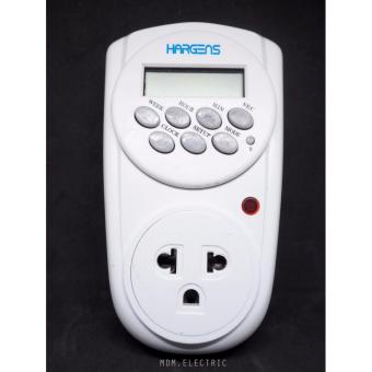 HARGENS DIGITAL TIMER ปลั๊กตั้งเวลา เครื่องตั้งเวลา อะเด็ปเตอร์เปิด-ปิดอัตโนมัติแบบดิจิตอล รุ่น DT-13S แบบถอดขากราวด์ได้ HARGENS DIGITAL TIMER ปลั๊กตั้งเวลา เครื่องตั้งเวลา อะเด็ปเตอร์เปิด-ปิดอัตโนมัติแบบดิจิตอล รุ่น DT-13S แบบถอดขากราวด์ได้