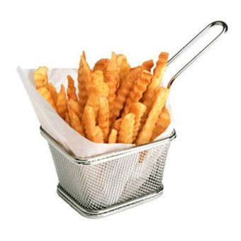 Hot Sale Chips Mini Fry Baskets Stainless Steel Fryer Basket Strainer Serving Food Presentation Cooking Tool French Fries Basket - Intl May 2018 - 2 Hot Sale Chips Mini Fry Baskets Stainless Steel Fryer Basket Strainer Serving Food Presentation Cooking Tool French Fries Basket - intl - 2