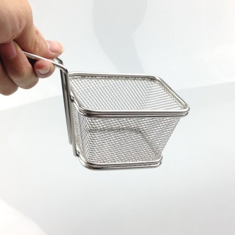 Hot Sale Chips Mini Fry Baskets Stainless Steel Fryer Basket Strainer Serving Food Presentation Cooking Tool French Fries Basket - Intl May 2018 - 5 Hot Sale Chips Mini Fry Baskets Stainless Steel Fryer Basket Strainer Serving Food Presentation Cooking Tool French Fries Basket - intl - 5