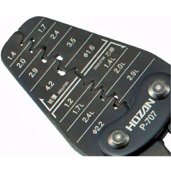 HOZAN คีมย้ำไส้ข้อต่อสาย รุ่น P-707 June 2018 - 3 HOZAN คีมย้ำไส้ข้อต่อสาย รุ่น P-707 - 3