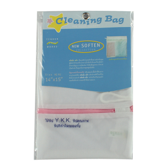 ถุงซักถนอมผ้าแบบไนล่อน Chat Inter - 14 X 15 N1 คละสี ถุงซักถนอมผ้าแบบไนล่อน Chat Inter - 14 X 15 N1 คละสี