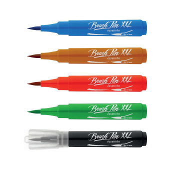 ปากกา ICO BRUSH-PEN ปากกา สีน้ำปลายพู่กัน XXL - ชุด 10 สี ปากกา ICO BRUSH-PEN ปากกา สีน้ำปลายพู่กัน XXL - ชุด 10 สี