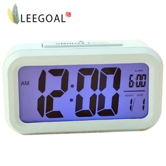 Leegoal สีน้ำเงินสว่างกลางคืนเงียบสงัดนาฬิกาปลุกดิจิตอลแสดงผลซ้ำวันงีบ (ขาว) Leegoal สีน้ำเงินสว่างกลางคืนเงียบสงัดนาฬิกาปลุกดิจิตอลแสดงผลซ้ำวันงีบ (ขาว)