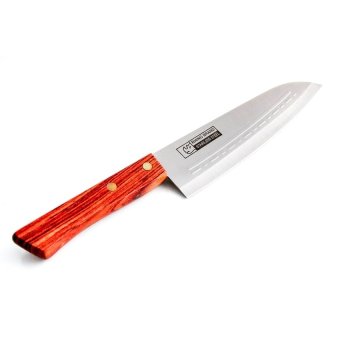 Rhino Brands มีดทำครัว ร่องใบมีดสูญญากาศลดแรงเสียดทาน Utility Knife 7 นิ้ว No.73A9 แถมมีดเชฟ 9 นิ้ว Rhino Brands มีดทำครัว ร่องใบมีดสูญญากาศลดแรงเสียดทาน Utility Knife 7 นิ้ว No.73A9 แถมมีดเชฟ 9 นิ้ว