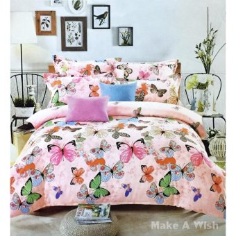 Lily Bedding ชุดผ้าปูที่นอน 6 ฟุต 6 ชิ้น พร้อมผ้านวม เกรด A ลาย PR099 Lily Bedding ชุดผ้าปูที่นอน 6 ฟุต 6 ชิ้น พร้อมผ้านวม เกรด A ลาย PR099
