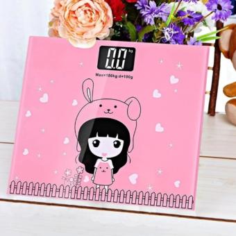 Electronic weight scale เครื่องชั่งน้ำหนักดิจิตอล กาตู็น (pink) Electronic weight scale เครื่องชั่งน้ำหนักดิจิตอล กาตู็น (pink)