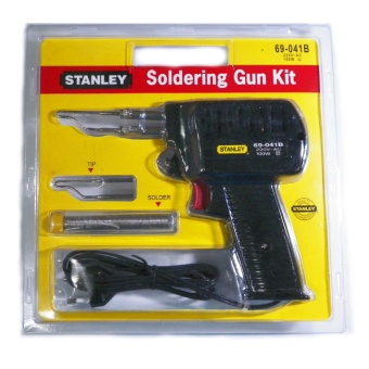 Stanley หัวแร้งบัดกรี ชนิดด้ามปืน 100 วัตต์ รุ่น 69-041B (ขาปลั๊กกลม) Stanley หัวแร้งบัดกรี ชนิดด้ามปืน 100 วัตต์ รุ่น 69-041B (ขาปลั๊กกลม)