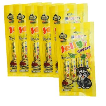 Petto tomodachi Jelly's queese แมวเลีย รสไก่และตับ 15gx4 ( 6 units ) Petto tomodachi Jelly's queese แมวเลีย รสไก่และตับ 15gx4 ( 6 units )