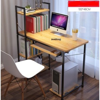 โต๊ะคอมพิวเตอร์ ขนาด 1.0 เมตร รุ่นมีต่อข้าง Loft Style โครงดำ โต๊ะคอมพิวเตอร์ ขนาด 1.0 เมตร รุ่นมีต่อข้าง Loft Style โครงดำ