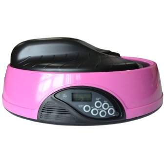 Pet Feeder เครื่องให้อาหารสุนัข - สีชมพู Pet Feeder เครื่องให้อาหารสุนัข - สีชมพู