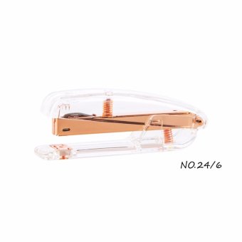 GNy Desk - Acrylic Stapler เครื่องเย็บกระดาษ (24/6) อะคริลิค - Rose Gold GNy Desk - Acrylic Stapler เครื่องเย็บกระดาษ (24/6) อะคริลิค - Rose Gold