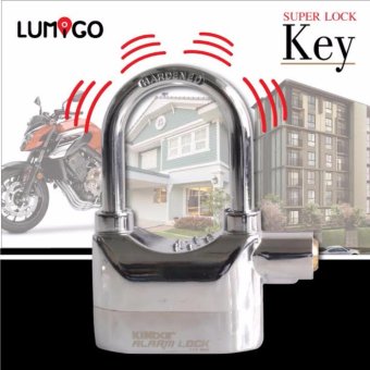 KINBAR Alarm Lock กุญแจล็อค แม่กุญแจ กุญแจกันขโมย กุญแจไซเรน กุญแจไฮเทค รุ่น AL-001SI (สีเงิน) KINBAR Alarm Lock กุญแจล็อค แม่กุญแจ กุญแจกันขโมย กุญแจไซเรน กุญแจไฮเทค รุ่น AL-001SI (สีเงิน)