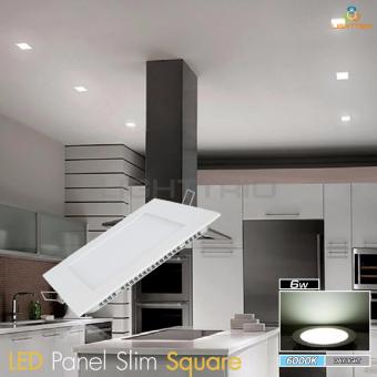 LIGHTTRIO LED SLIM PANEL แบบเหลี่ยม 6วัตต์ แสงขาว แพค 2 ชิ้น LIGHTTRIO LED SLIM PANEL แบบเหลี่ยม 6วัตต์ แสงขาว แพค 2 ชิ้น