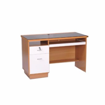 RF Furniture โต๊ะคอม รุ่น TB-121 Topกระจก ( สีบีช/ขาว ) RF Furniture โต๊ะคอม รุ่น TB-121 Topกระจก ( สีบีช/ขาว )