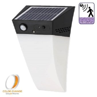 โคมผนัง โซล่าเซลล์ LED WSL-03 motion sensor 2in1 1w โคมผนัง โซล่าเซลล์ LED WSL-03 motion sensor 2in1 1w