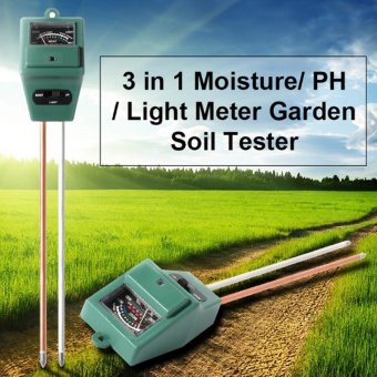 PH Moisture Meter เครื่องวัดค่า PHความเป็นกรด ด่างความชื้น และความสว่าง 3 in 1 Soil PH Meter (สีเขียว) PH Moisture Meter เครื่องวัดค่า PHความเป็นกรด ด่างความชื้น และความสว่าง 3 in 1 Soil PH Meter (สีเขียว)