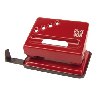 SAX เครื่องเจาะกระดาษ Compact (L) รุ่น 408 - Red SAX เครื่องเจาะกระดาษ Compact (L) รุ่น 408 - Red