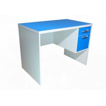 DSB Decacor โต๊ะทำงานหน้าท๊อป PVC ขนาด 100cm (สีฟ้า/ขาว) รุ่นTZ-117 DSB Decacor โต๊ะทำงานหน้าท๊อป PVC ขนาด 100cm (สีฟ้า/ขาว) รุ่นTZ-117
