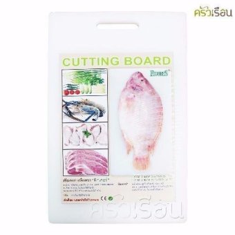 Figures เขียงพลาสติก 24.5 x 40.5 x 1.5 ซม. - สีขาวใส Figures เขียงพลาสติก 24.5 x 40.5 x 1.5 ซม. - สีขาวใส