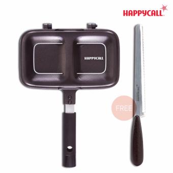 Happycall Toast pan กระทะแซนด์วิช อเนกประสงค์ สองด้าน เคลือบไทเทเนี่ยม แถมฟรี มีดหั่นขนมปัง แฮ๊ปปี้คอล 1 ชิ้น Happycall Toast pan กระทะแซนด์วิช อเนกประสงค์ สองด้าน เคลือบไทเทเนี่ยม แถมฟรี มีดหั่นขนมปัง แฮ๊ปปี้คอล 1 ชิ้น