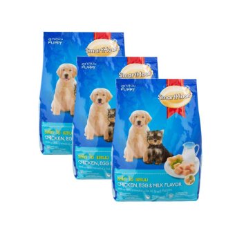 SmartHeart Puppy ลูกสุนัข รสเนื้อวัวและนม 1.5kg*3ถุง SmartHeart Puppy ลูกสุนัข รสเนื้อวัวและนม 1.5kg*3ถุง