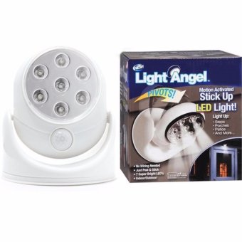 Light Angel LED ไฟเซ็นเซอร์ตรวจจับการเคลื่อนไหวอัตโนมัติ (สีขาว) Light Angel LED ไฟเซ็นเซอร์ตรวจจับการเคลื่อนไหวอัตโนมัติ (สีขาว)