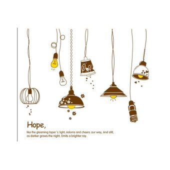 TGHome Wall Sticker หลอดไฟ - สีเหลือง TGHome Wall Sticker หลอดไฟ - สีเหลือง