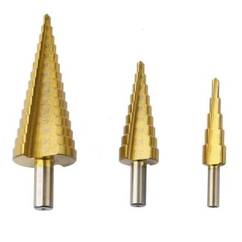 STEP DRILL ดอกสว่านเจาะขยาย สำหรับเจาะสแตนเลส 4-32 มม STEP DRILL ดอกสว่านเจาะขยาย สำหรับเจาะสแตนเลส 4-32 มม