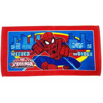 Marvel ผ้าขนหนู Spiderman SM 1402 สีแดง ขนาด 16 x 32 นิ้ว BY JHC Marvel ผ้าขนหนู Spiderman SM 1402 สีแดง ขนาด 16 x 32 นิ้ว BY JHC