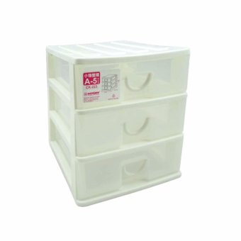Keyway กล่องลิ้นชักมินิ 3 ชั้น ขนาด 18 x 23.3 x 20.2 cm No. CK-223 Keyway กล่องลิ้นชักมินิ 3 ชั้น ขนาด 18 x 23.3 x 20.2 cm No. CK-223