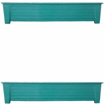 papamami plastic planting troughs กระถางดอกไม้เป็นรูปสี่เหลี่ยมผืนผ้า - สีเขียวเข้ม 75cm (2อัน) papamami plastic planting troughs กระถางดอกไม้เป็นรูปสี่เหลี่ยมผืนผ้า - สีเขียวเข้ม 75cm (2อัน)
