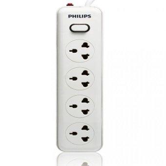 Philips รางปลั๊กไฟฟิลิปส์ 4 ช่อง 1 สวิทช์ สายยาว 2 เมตร Philips รางปลั๊กไฟฟิลิปส์ 4 ช่อง 1 สวิทช์ สายยาว 2 เมตร
