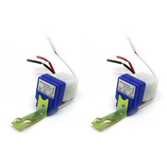 Photoswitch โฟโต้สวิท เปิดปิดไฟอัตโนมัติ ระบบไฟ AC 220V 10A แพคคู่ 2 ชิ้น Photoswitch โฟโต้สวิท เปิดปิดไฟอัตโนมัติ ระบบไฟ AC 220V 10A แพคคู่ 2 ชิ้น