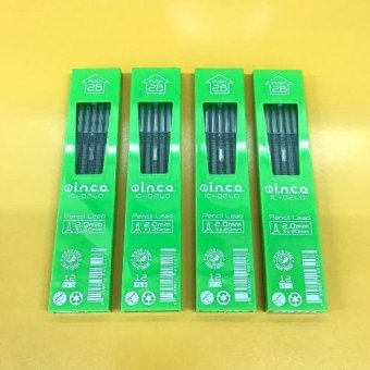 i.n.c.a. ใส้ดินสอเขียนแบบ 2.0mm 2B SET 4กล่อง i.n.c.a. ใส้ดินสอเขียนแบบ 2.0mm 2B SET 4กล่อง