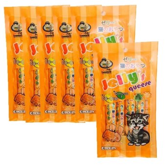 Petto tomodachi Jelly's queese แมวเลีย รสปลาแซลมอนและกุ้ง 15gx4 ( 6 units ) Petto tomodachi Jelly's queese แมวเลีย รสปลาแซลมอนและกุ้ง 15gx4 ( 6 units )