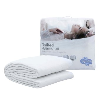 Synda ผ้ารองกันเปื้อน 6 ฟุต คลุมรัดมุม Pad Cotton 340TC (White) Synda ผ้ารองกันเปื้อน 6 ฟุต คลุมรัดมุม Pad Cotton 340TC (White)