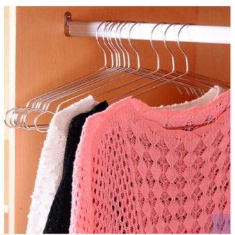 MWCไม้แขวนเสื้อสเตนเลส10ชิ้น/ชุด MWCไม้แขวนเสื้อสเตนเลส10ชิ้น/ชุด